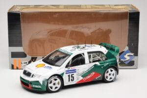 Skoda Fabia WRC #15 T. Gardemeister / P. Lukander WRC 1999 Solido 1:18 90457 Kovina – slika 8 od 8