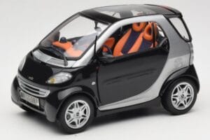 Smart Fortwo Črn Kyosho 1:18 0004830V000C08Q00 Kovina