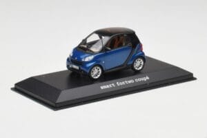Smart Fortwo Coupe Aqua Modra Metallic & Črna Minichamps 1:43 Q0022558V001C77Q00 Kovina – slika 2 od 4