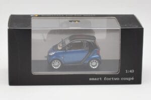 Smart Fortwo Coupe Aqua Modra Metallic & Črna Minichamps 1:43 Q0022558V001C77Q00 Kovina – slika 4 od 4