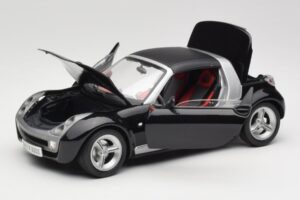 Smart Roadster Črn Bburago 1:18 34099-M1 Kovina – slika 2 od 8