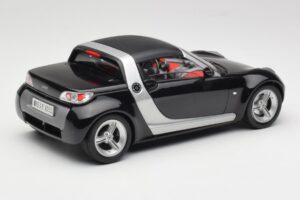 Smart Roadster Črn Bburago 1:18 34099-M1 Kovina – slika 3 od 8