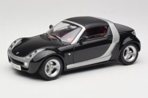 Smart Roadster Črn Bburago 1:18 34099-M1 Kovina