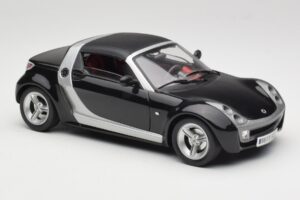 Smart Roadster Črn Bburago 1:18 34099-M1 Kovina – slika 6 od 8