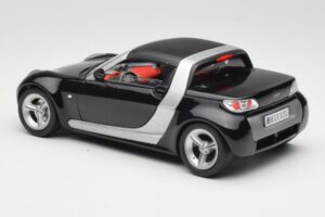 Smart Roadster Črn Bburago 1:18 34099-M1 Kovina – slika 7 od 8
