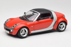 Smart Roadster Rdeč Bburago 1:18 34099 Kovina
