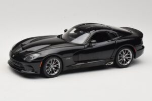 SRT Viper GTS Črn Maisto 1:18 31128 Kovina