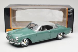 Studebaker Starliner Seafoam Zelen & Shasta Bel Maisto 1:18 31651 Kovina – slika 8 od 8