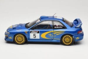 Subaru Impreza WRC #5 R. Burns / R. Reid Rally de France 1999 AUTOart 1:18 89993 Kovina – slika 4 od 8