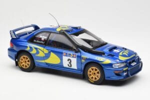 Subaru Impreza WRC #3 C. McRae / N. Grist Safari Rally Winner 1997 AUTOart 1:18 89792 Kovina – slika 6 od 8