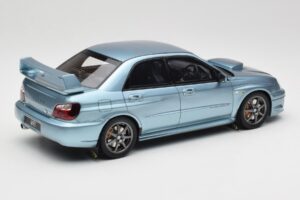 Subaru Impreza WRX STi WR1 GD P. Solberg Edition Ice Blue Metallic Otto 1:18 OT1114 Smola – slika 2 od 6