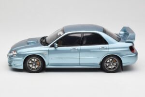 Subaru Impreza WRX STi WR1 GD P. Solberg Edition Ice Blue Metallic Otto 1:18 OT1114 Smola – slika 3 od 6