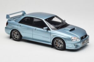 Subaru Impreza WRX STi WR1 GD P. Solberg Edition Ice Blue Metallic Otto 1:18 OT1114 Smola – slika 4 od 6