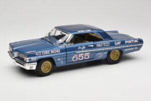 Pontiac Catalina Super Duty Super Stock #655 Modra 1962 Auto World 1:18 AW201/06 Kovina