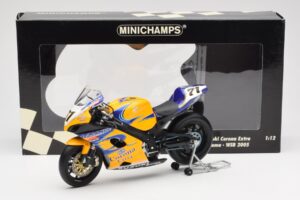 Suzuki GSX-R 1000 Team Alstare Corona Extra Y. Kagayama WSB 2005 Minichamps 1:12 122052271 Kovina – slika 6 od 6