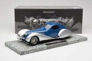 Talbot-Lago T150 C-SS Coupe Moder Srebrn Minichamps 1:18 107117122 Smola – slika 6 od 6