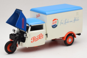 Tempo Dreirad Kastenwagen Pepsi Minichamps 1:18 150099024 Kovina – slika 2 od 8