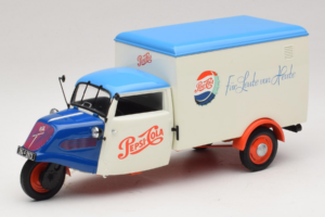 Tempo Dreirad Kastenwagen Pepsi Minichamps 1:18 150099024 Kovina