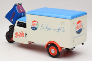 Tempo Dreirad Kastenwagen Pepsi Minichamps 1:18 150099024 Kovina – slika 5 od 8