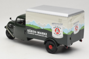 Tempo Hanseat Kastenwagen Baren Marken Minichamps 1:18 150099045 Kovina – slika 5 od 6