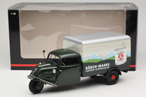 Tempo Hanseat Kastenwagen Baren Marken Minichamps 1:18 150099045 Kovina – slika 6 od 6