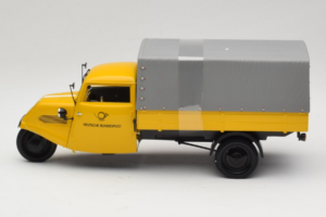Tempo Hanseat Kastenwagen Deutsche Post Minichamps 1:18 TEMPO001 Kovina – slika 3 od 6