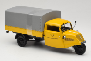 Tempo Hanseat Kastenwagen Deutsche Post Minichamps 1:18 TEMPO001 Kovina – slika 4 od 6
