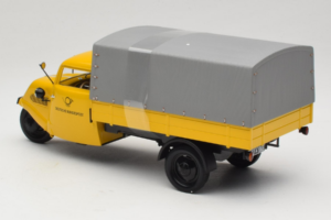 Tempo Hanseat Kastenwagen Deutsche Post Minichamps 1:18 TEMPO001 Kovina – slika 5 od 6