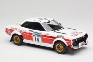 Toyota Celica 2000 GT RA21 #14 P-I. Walfridson RAC Rally 1977 IXO 1:18 18RMC189B Kovina – slika 4 od 6