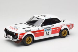 Toyota Celica 2000 GT RA21 #14 P-I. Walfridson RAC Rally 1977 IXO 1:18 18RMC189B Kovina