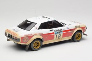 Toyota Celica 2000 GT RA21 #18 J-L. Therier RAC Rally 1977 IXO 1:18 18RMC189C Kovina – slika 2 od 6