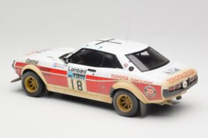 Toyota Celica 2000 GT RA21 #18 J-L. Therier RAC Rally 1977 IXO 1:18 18RMC189C Kovina – slika 5 od 6