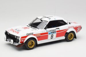 Toyota Celica 2000 GT RA21 #8 H. Mikkola / A. Hertz RAC Rally 1977 IXO 1:18 18RMC189A Kovina