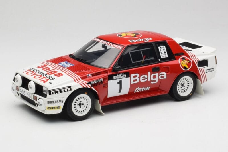 Toyota Celica Twin-Cam Turbo Team Belga #1 J. Kankkunen / F. Gallagher Haspengouw Rally 1995 Otto 1:18 OT1143 Smola