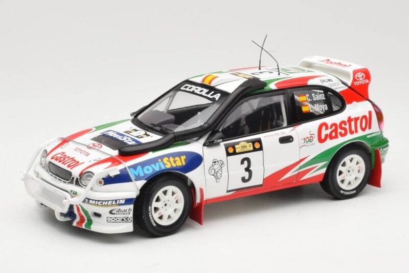 Toyota Corolla WRC #3 C. Sainz / L. Moya Safari Rally 1999 AUTOart 1:18 89982 Kovina