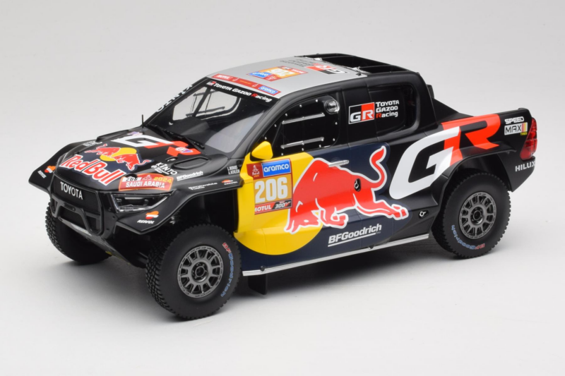 Toyota GR DKR Hilux Evo #206 L. Moraes / A. Monleon Rally Dakar 2024 IXO 1:18 18RMC238A Kovina