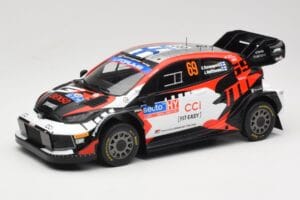 Toyota GR Yaris Rally1 #69 Toyota Gazoo Racing WRT K. Rovanpera / J. Halttunen Rally Finland 2024 IXO 1:18 18RMC218 Kovina