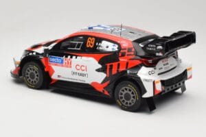 Toyota GR Yaris Rally1 #69 Toyota Gazoo Racing WRT K. Rovanpera / J. Halttunen Rally Finland 2024 IXO 1:18 18RMC218 Kovina – slika 5 od 6