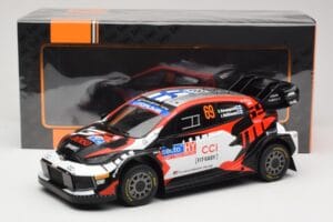Toyota GR Yaris Rally1 #69 Toyota Gazoo Racing WRT K. Rovanpera / J. Halttunen Rally Finland 2024 IXO 1:18 18RMC218 Kovina – slika 6 od 6