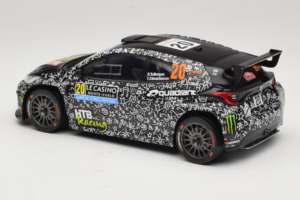 Toyota GR Yaris Rally2 #20 O. Solberg / E. Edmondson Rally Monte Carlo 2025 IXO 1:18 18RMC232 Kovina – slika 5 od 6