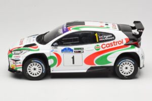 Toyota GR Yaris Rally2 #1 C. Ingram / R. Whittock Voyonic Grampian Forest Rally 2024 IXO 1:18 18RMC213 Kovina – slika 3 od 6