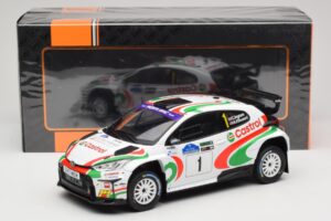 Toyota GR Yaris Rally2 #1 C. Ingram / R. Whittock Voyonic Grampian Forest Rally 2024 IXO 1:18 18RMC213 Kovina – slika 6 od 6