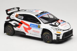 Toyota GR Yaris Rally2 #37 Y. Yamamoto Rally Finland 2024 IXO 1:18 18RMC212A Kovina – slika 4 od 6