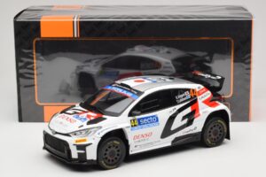 Toyota GR Yaris Rally2 #44 H. Kogure Rally Finland 2024 IXO 1:18 18RMC212B Kovina – slika 6 od 6