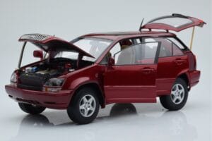 Toyota Harrier Rdeča Metalik AUTOart 1:18 70035 Kovina – slika 2 od 8