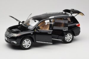 Toyota Highlander XU40 Črn Paudi Model 1:18 2043612-B1 Kovina – slika 2 od 8