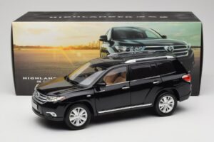 Toyota Highlander XU40 Črn Paudi Model 1:18 2043612-B1 Kovina – slika 8 od 8