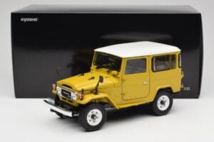 Toyota Land Cruiser FJ40 Gorčičasto Rumena Kyosho 1:18 08971Y Kovina – slika 8 od 8