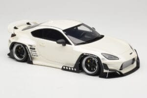 Toyota Pandem GR86 ZN8 Crystal White GT Spirit 1:18 GT498 Smola – slika 4 od 6