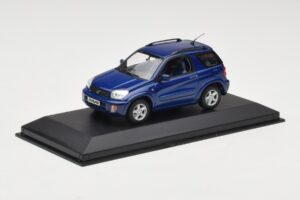 Toyota RAV4 Temno Modra Siva Notranjost Minichamps 1:43 433166004 Kovina – slika 2 od 4